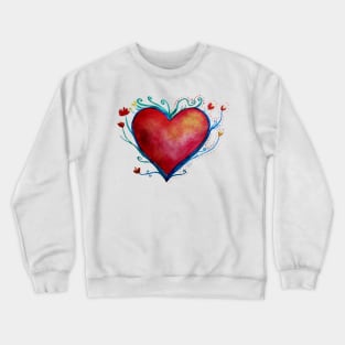 Red Heart Crewneck Sweatshirt